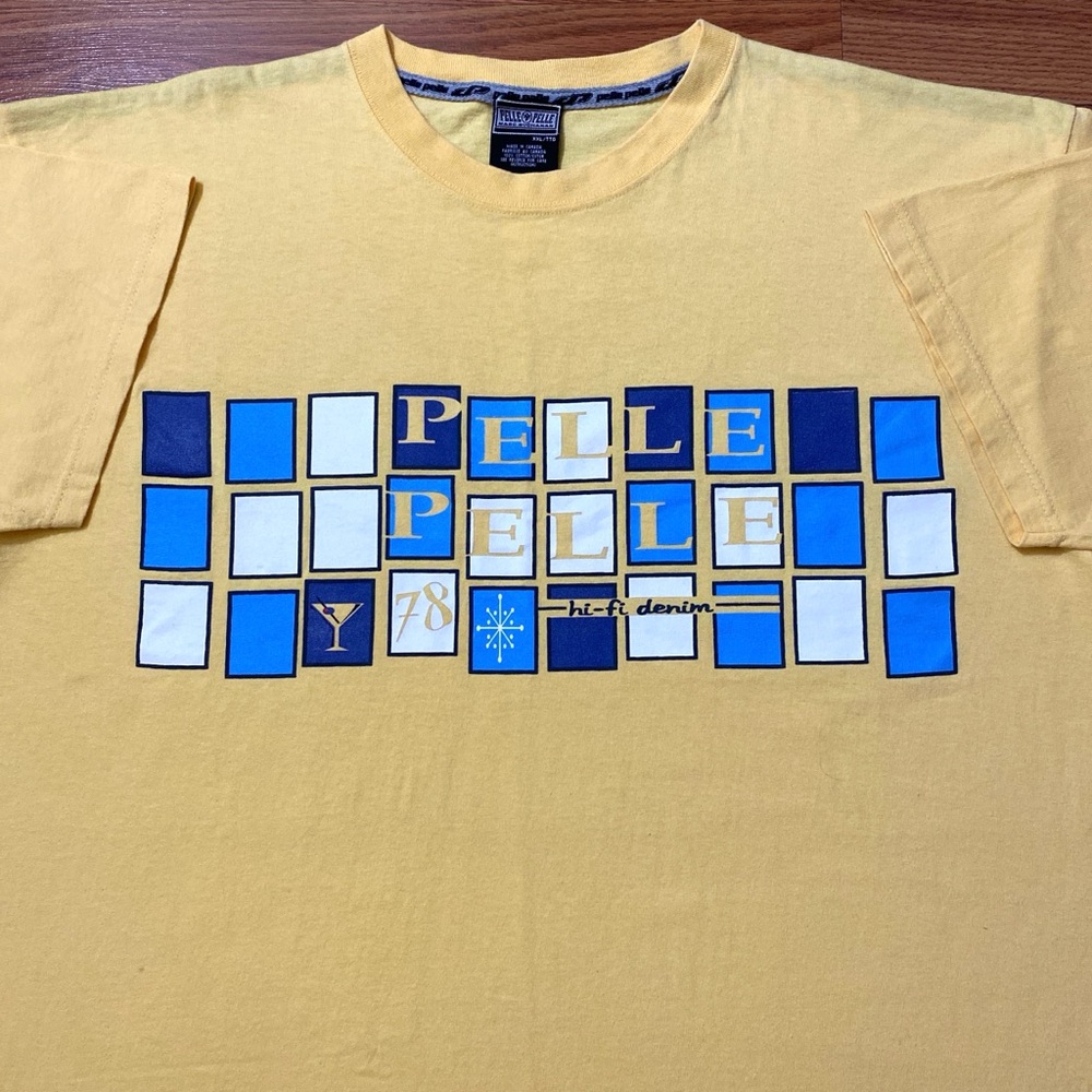 Vintage 90s Pelle Pelle Graphic T-shirt Size XXL Hip Hop Streetwear
